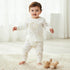 Giggles Cotton Round Neck Long Sleeve Pyjama Set with Print - Cream / 12-18 mths