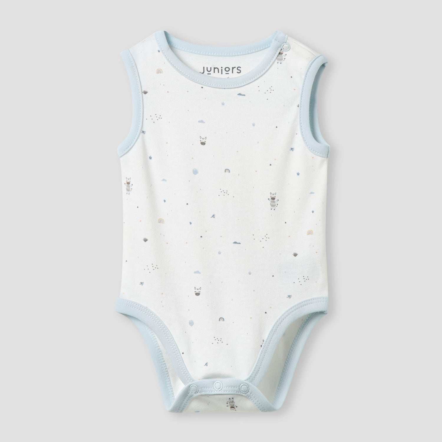 Juniors Printed Sleeveless Bodysuit - Set of 2