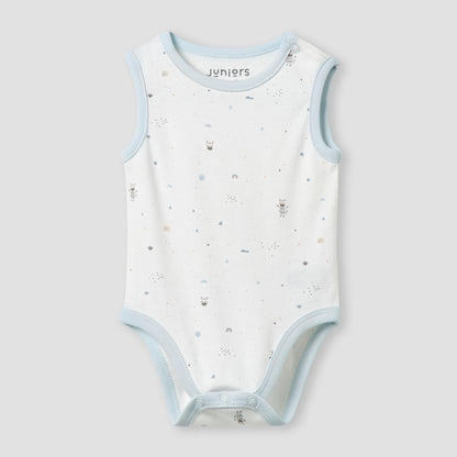 Juniors Printed Sleeveless Bodysuit - Set of 2