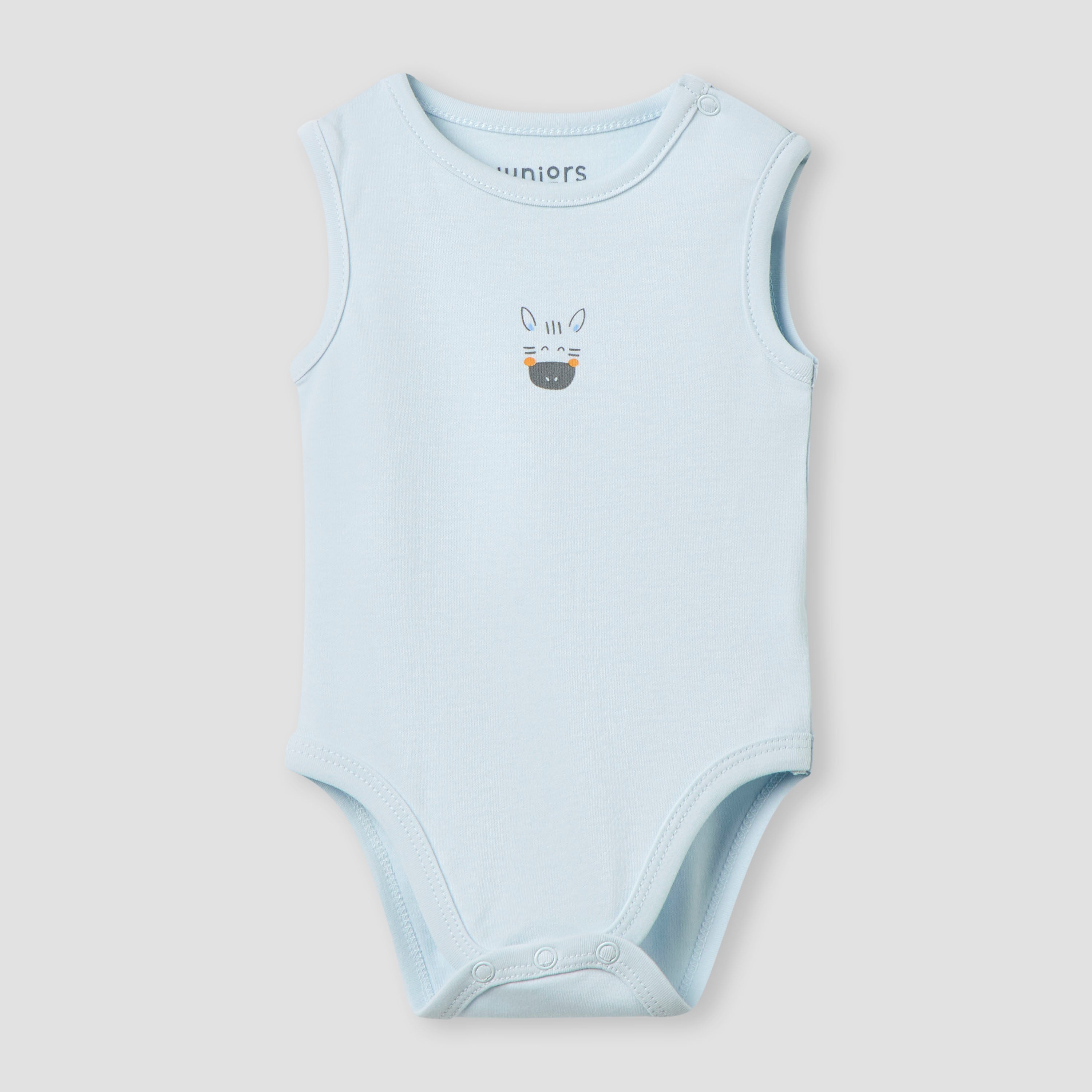 Juniors Printed Sleeveless Bodysuit - Set of 2
