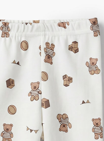 Juniors Cotton Collared Long Sleeves Pyjama Set with Teddy Bear Print-baby-boys-clothing-nightwear-pyjamasets-image-7