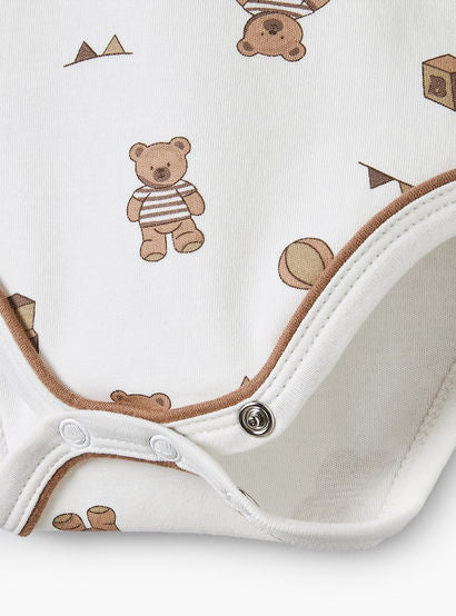 Juniors Crew Neck Sleeveless Bodysuit with Teddy Bear Print-baby-boys-clothing-bodysuits-image-5