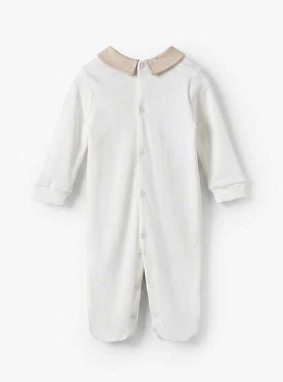Giggles Collared Long Sleeves Sleepsuit with Pintuck Detail-baby-girls-clothing-nightwear-sleepsuits-image-3