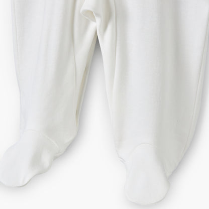 Giggles Collared Long Sleeves Sleepsuit with Pintuck Detail