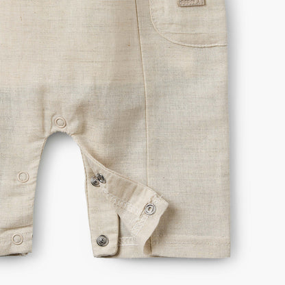 Giggles Crew Neck Short Sleeves T-shirt and Dungaree Set with Print
