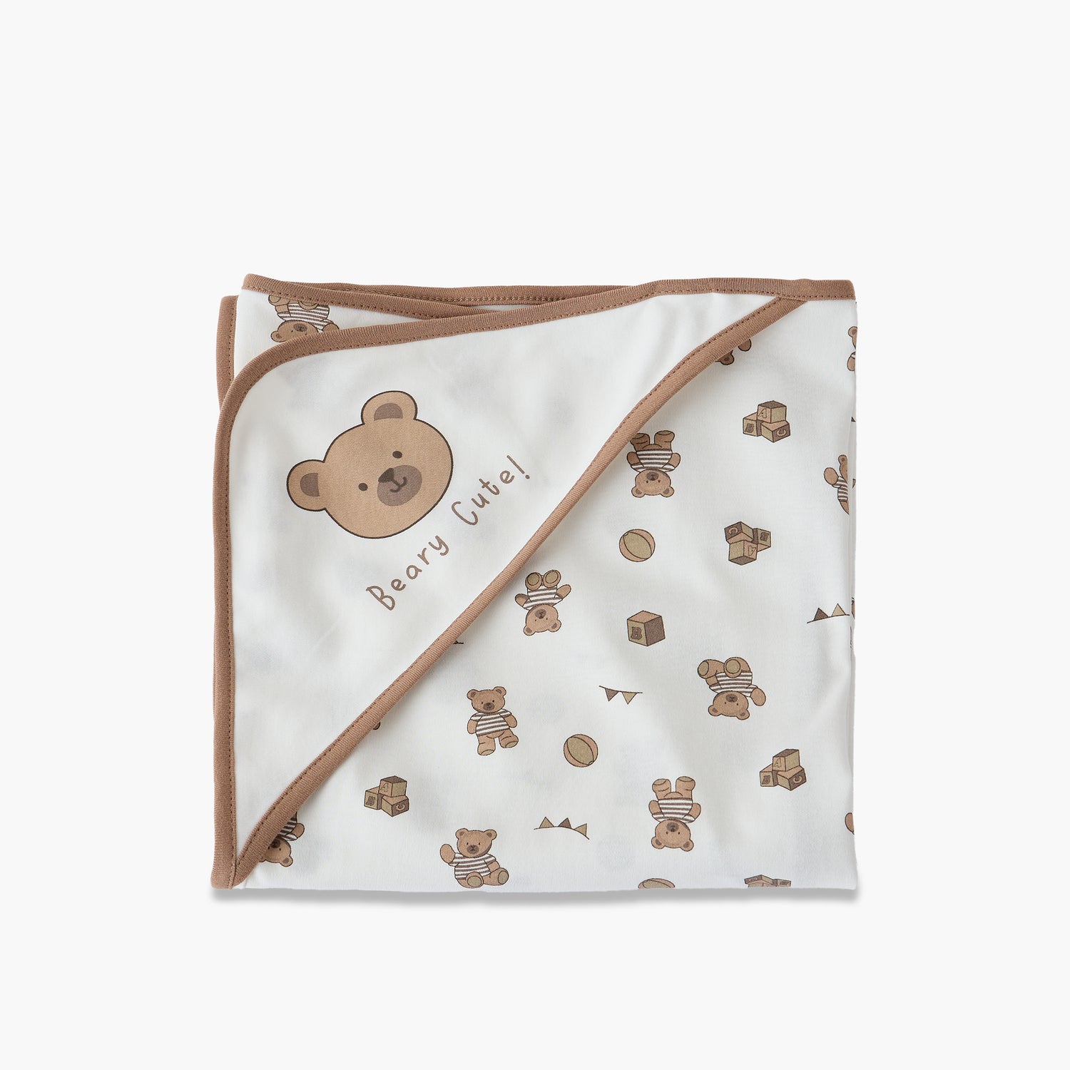 Juniors Receiving Blanket with Bear Print