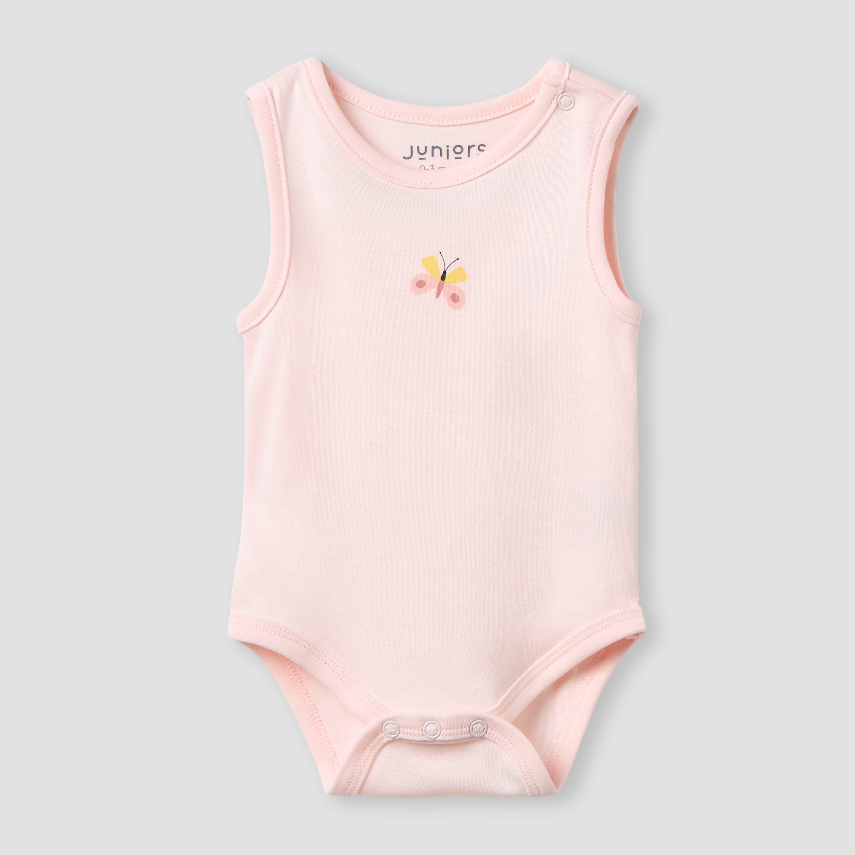 Juniors Printed Sleeveless Bodysuit - Set of 2