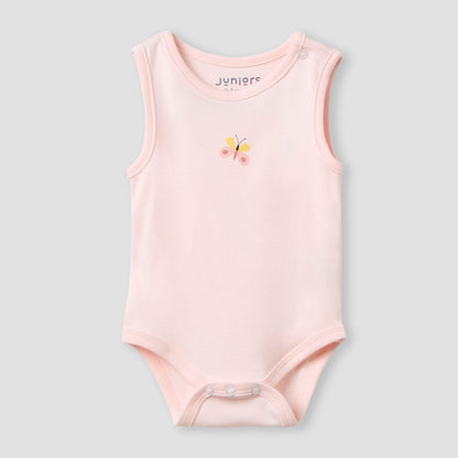 Juniors Printed Sleeveless Bodysuit - Set of 2