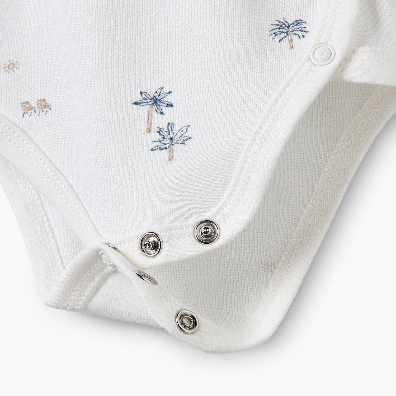 Giggles Round Neck Short Sleeves Bodysuit with Fun Print