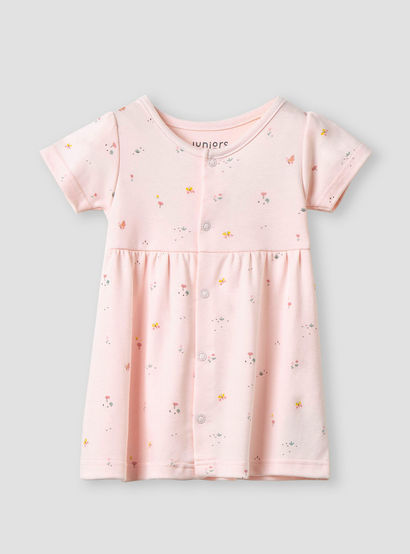 Juniors Printed Dress with Short Sleeves - Set of 2-baby-girls-clothing-dressesandjumpsuits-image-2