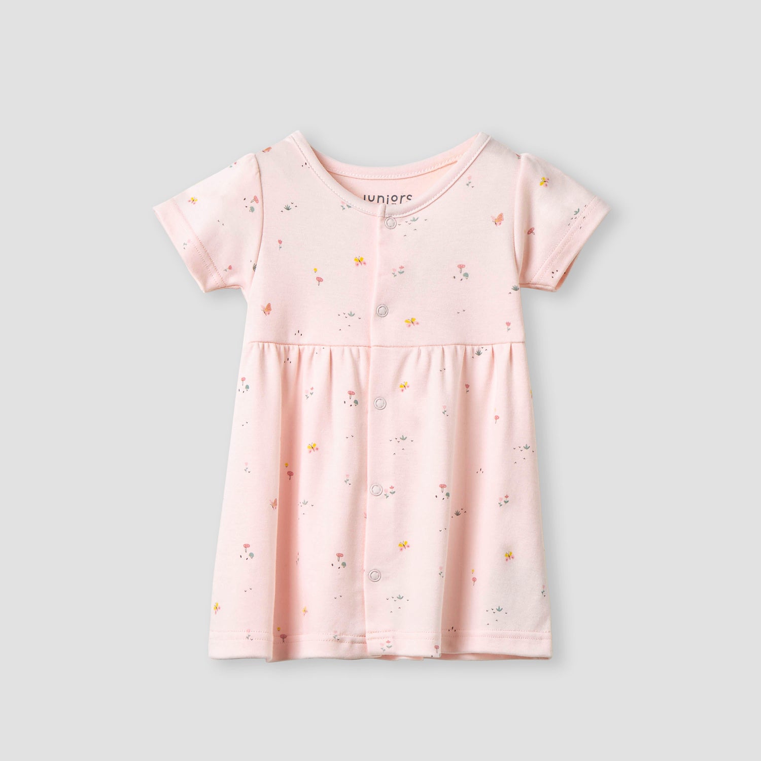 Juniors Printed Dress with Short Sleeves - Set of 2
