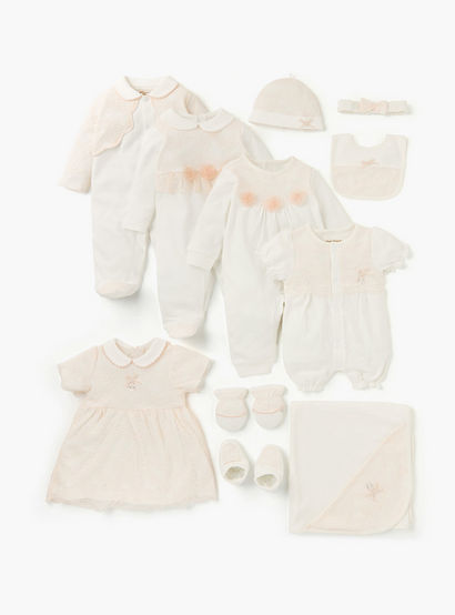 Giggles Lace Detail Dress with Peter Pan Collar and Short Sleeves-baby-girls-clothing-dressesandjumpsuits-image-6