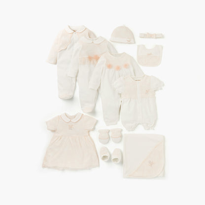 Giggles Lace Detail Dress with Peter Pan Collar and Short Sleeves