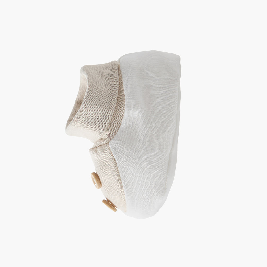 Giggles Booties with Slip-On Design, Button Accent