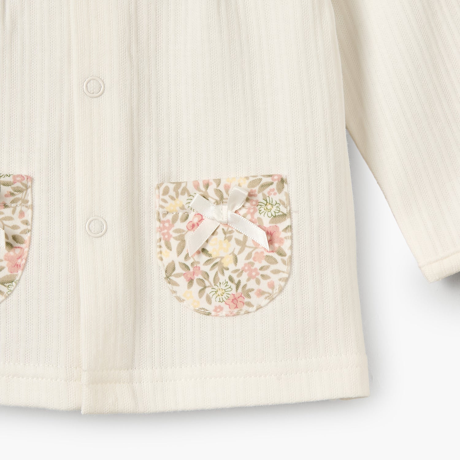 Juniors Cotton Round Neck Long Sleeves Pyjama Set with Floral Print