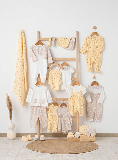 Juniors Cotton Round Neck Long Sleeves Pyjama Set with Floral Print-baby-girls-clothing-nightwear-pyjamasets-image-9