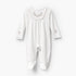 Giggles Round Neck Long Sleeves Sleepsuit with Floral Embroidery