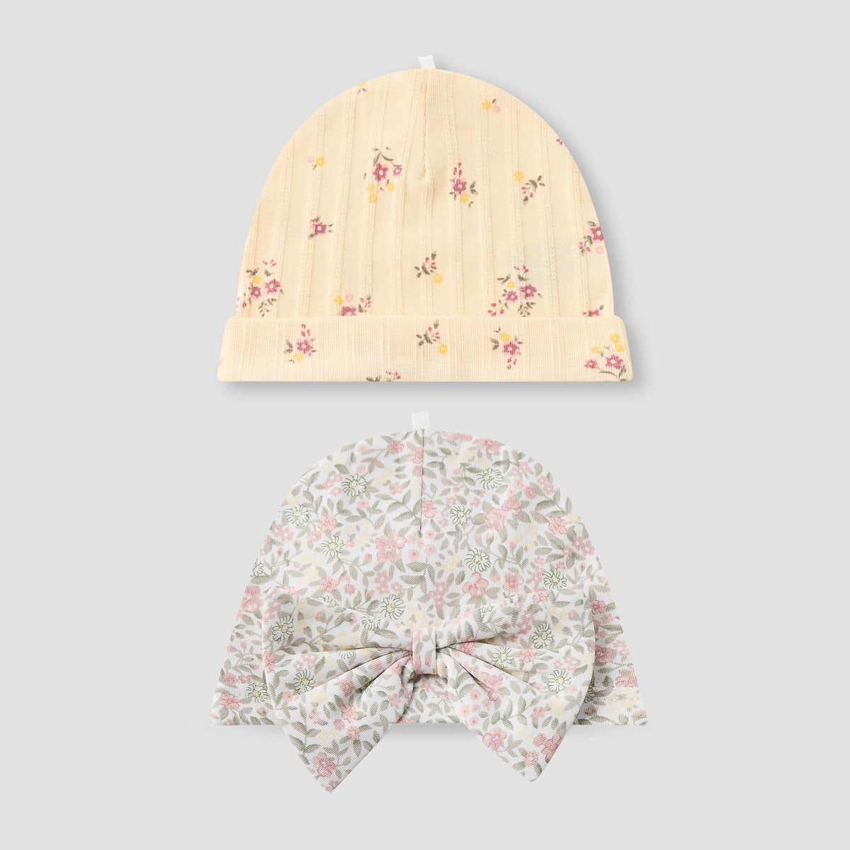 Pack of 2 Juniors Cap with Botanical Print