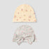 Pack of 2 Juniors Cap with Botanical Print