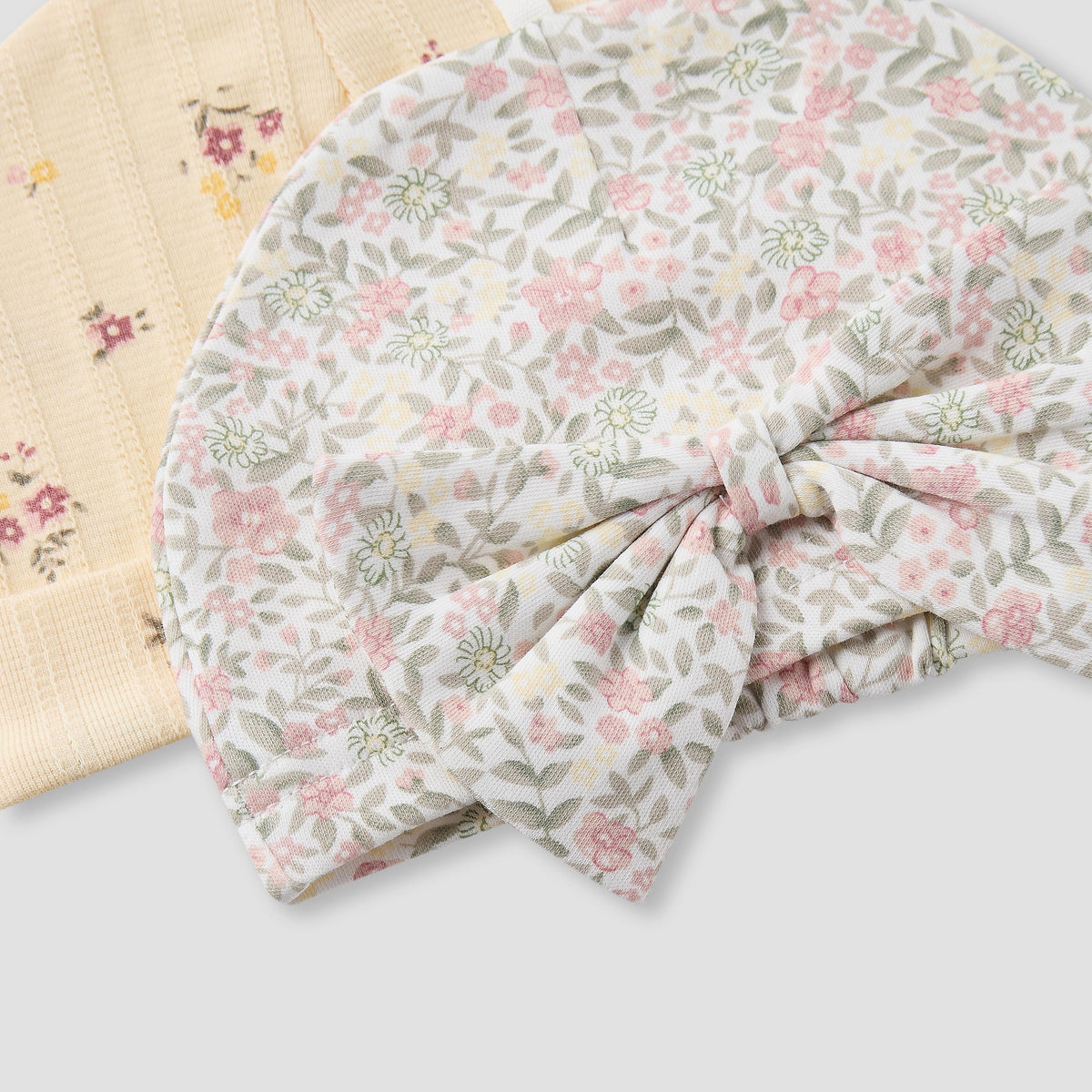 Pack of 2 Juniors Cap with Botanical Print