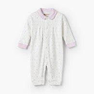 Giggles Collared Long Sleeves Sleepsuit with Floral Print-undefined-image-1