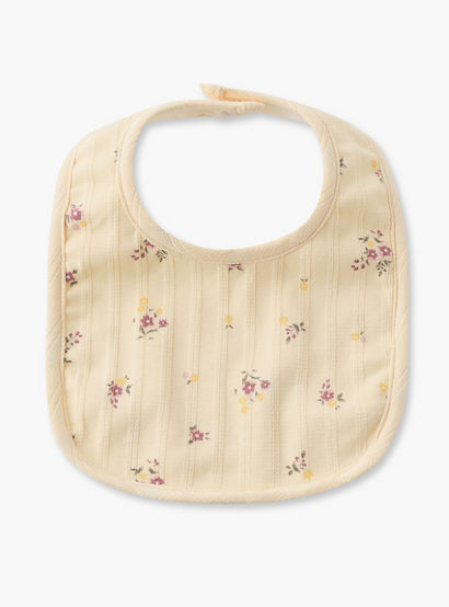 Pack of 2 Juniors Baby Bib with Floral Print-baby-feeding-bibs-image-2