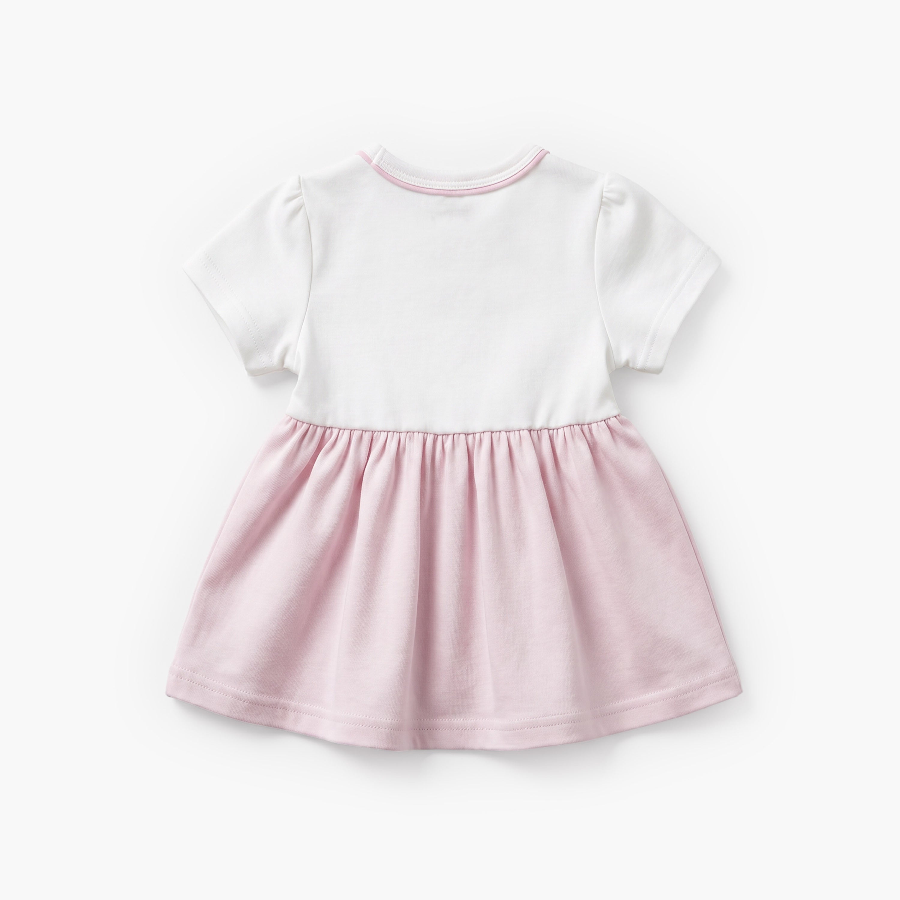 Giggles Round Neck Short Sleeves Pyjama Set with Floral Print