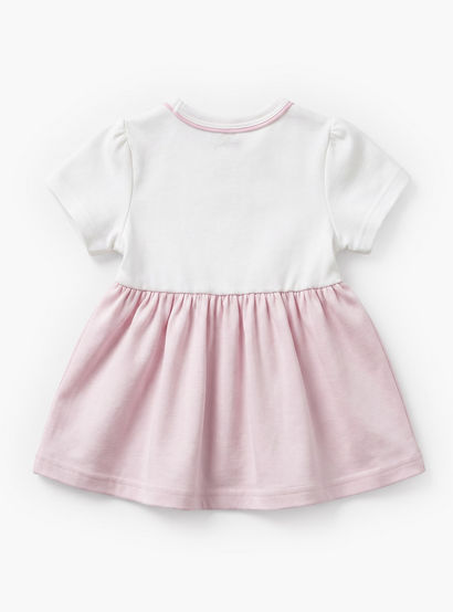 Giggles Round Neck Short Sleeves Pyjama Set with Floral Print-baby-girls-clothing-nightwear-pyjamasets-image-5