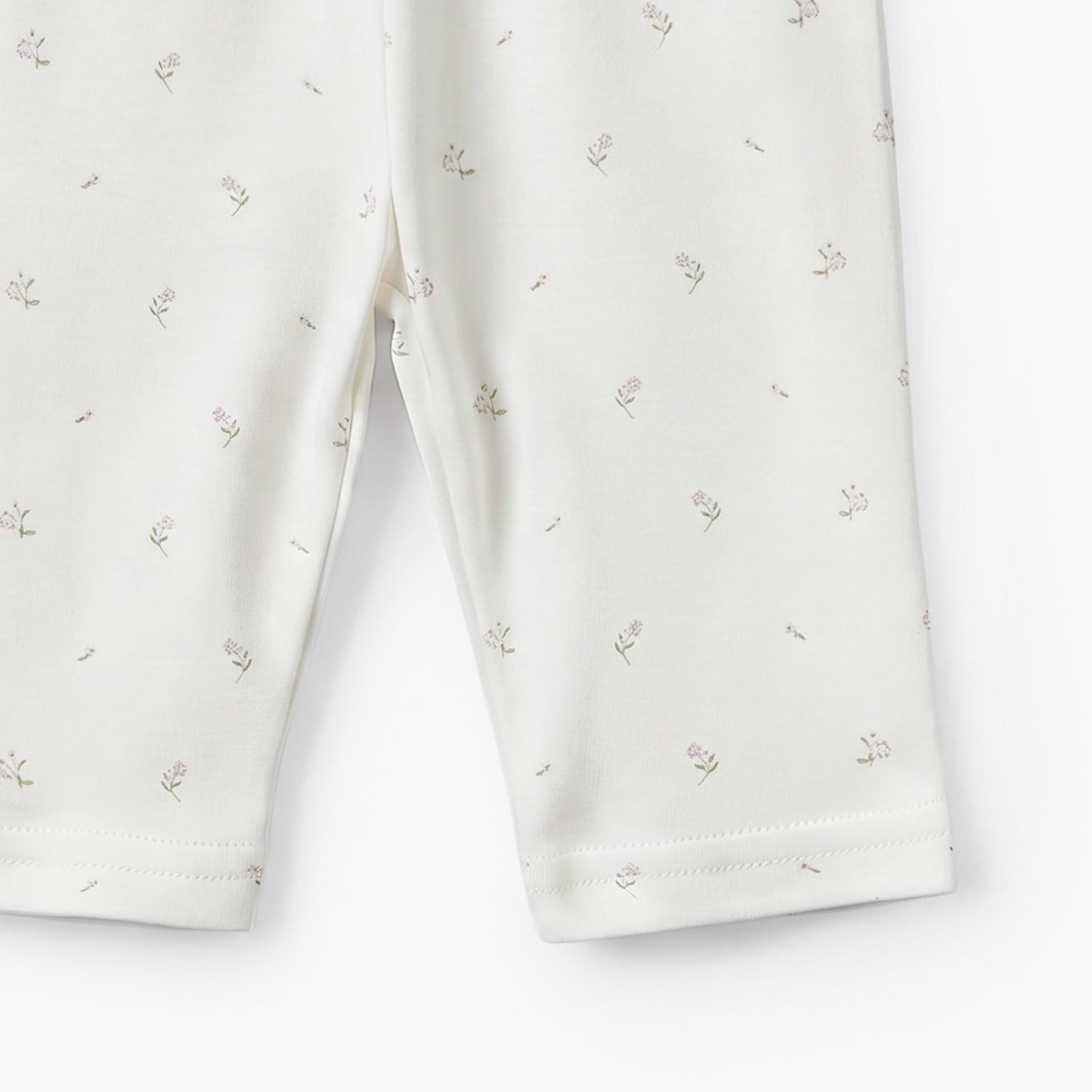 Giggles Round Neck Short Sleeves Pyjama Set with Floral Print