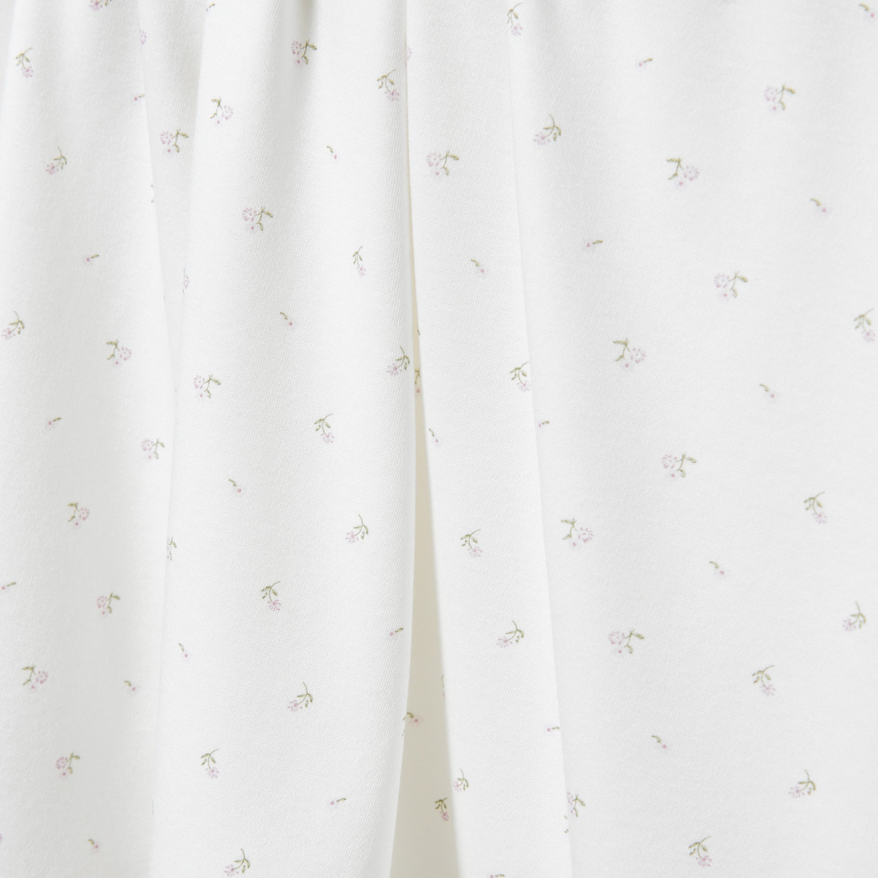Giggles Receiving Blanket with Floral Print