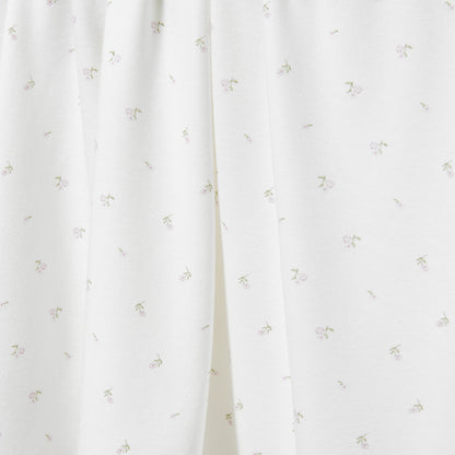 Giggles Receiving Blanket with Floral Print