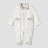 Giggles Cotton Collared Long Sleeves Sleepsuit with Print - Cream / 9-12 mths