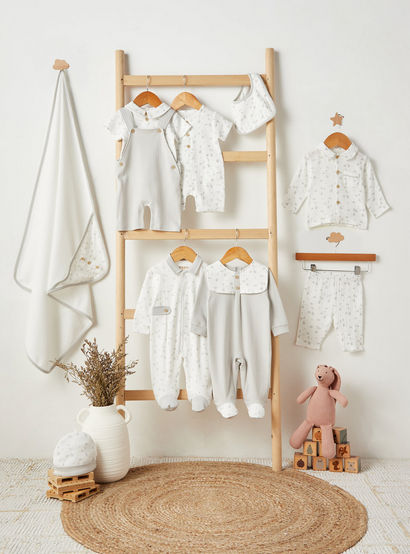 Giggles Cotton Collared Long Sleeves Sleepsuit with Print-baby-boys-clothing-nightwear-sleepsuits-image-5