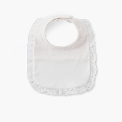 Giggles Baby Bib with Floral Print