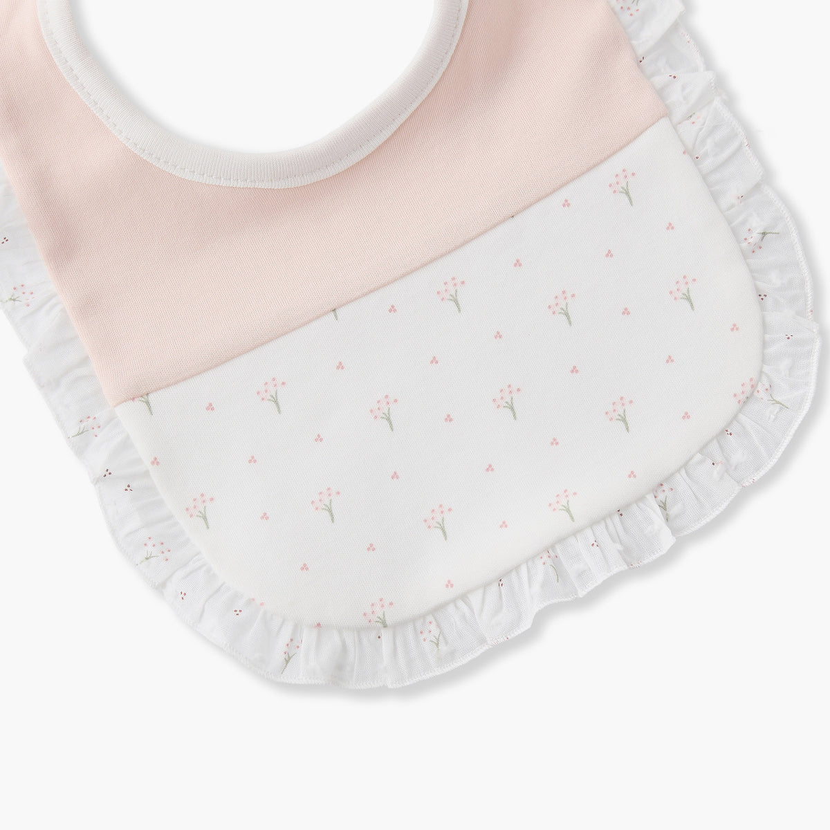 Giggles Baby Bib with Floral Print