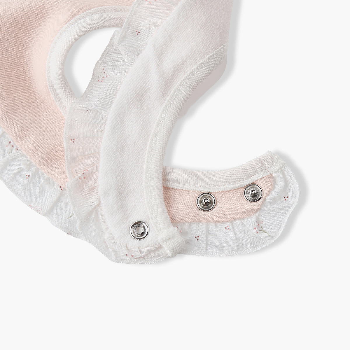 Giggles Baby Bib with Floral Print