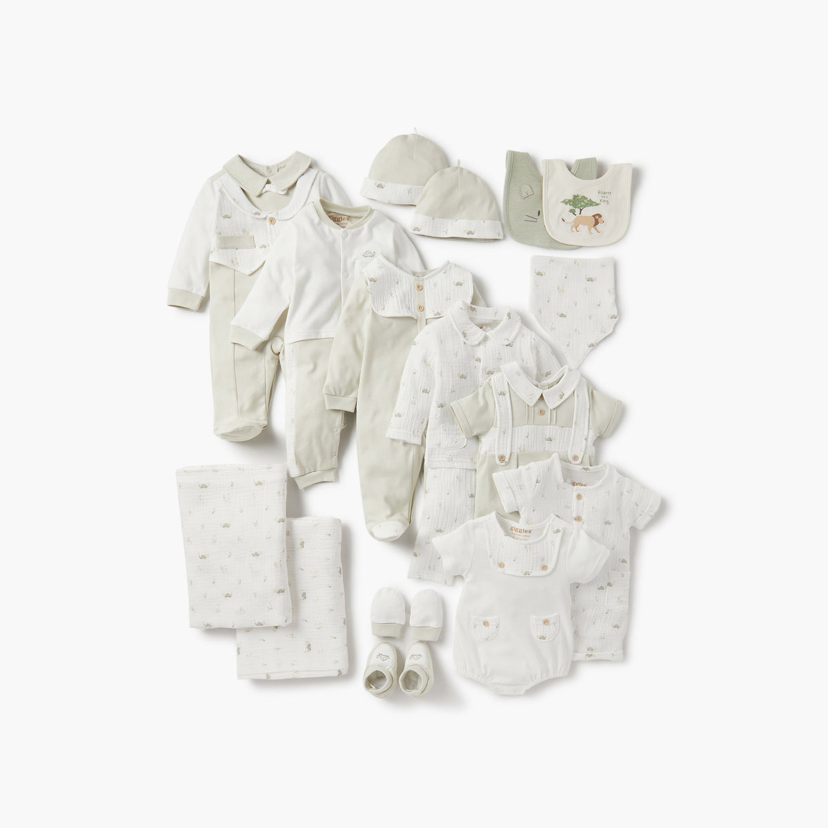 Giggles Colourblock Sleepsuit with Round Neck and Long Sleeves