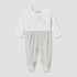 Giggles Cotton Round Neck Long Sleeve Sleepsuit with Snap Button Closure