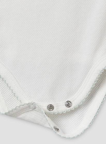 Giggles V- Neck Short Sleeves Bodysuit with Textured Pattern-baby-boys-clothing-bodysuits-image-5