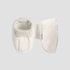 Giggles Booties with Cuff, Textured Pattern - Cream / 0-6 mths