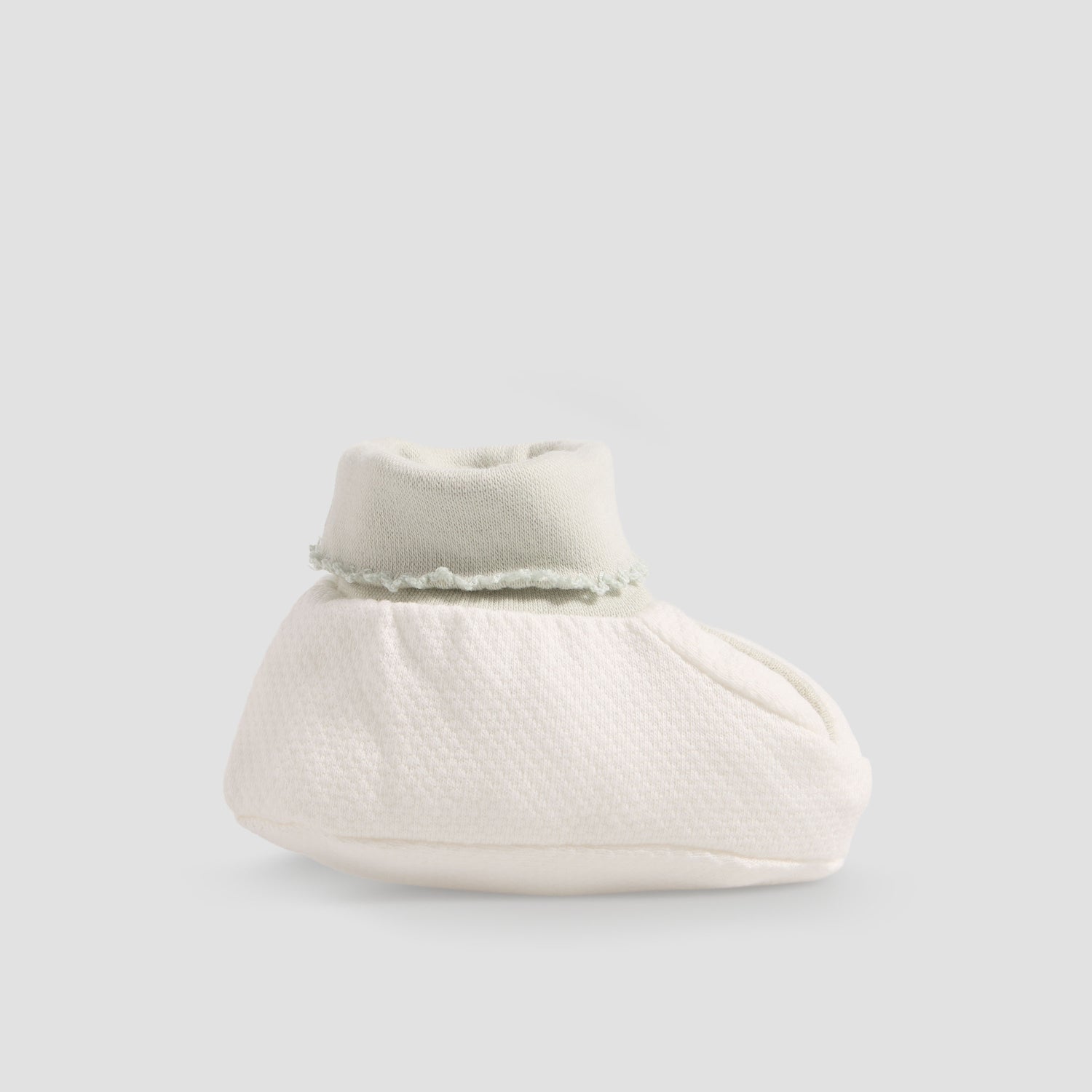 Giggles Booties with Cuff, Textured Pattern