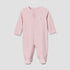 Giggles Cotton Round Neck Long Sleeves Sleepsuit with Snap Button Closure