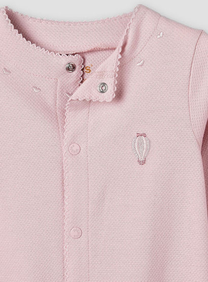 Giggles Cotton Round Neck Long Sleeves Sleepsuit with Snap Button Closure-baby-girls-clothing-nightwear-sleepsuits-image-4