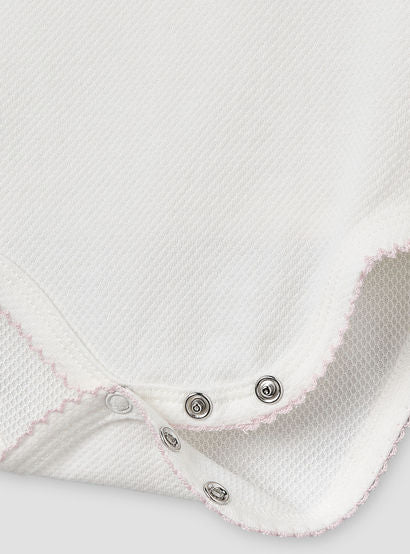 Giggles Cotton V-neck Short Sleeves Bodysuit with Textured Pattern-baby-girls-clothing-bodysuits-image-5