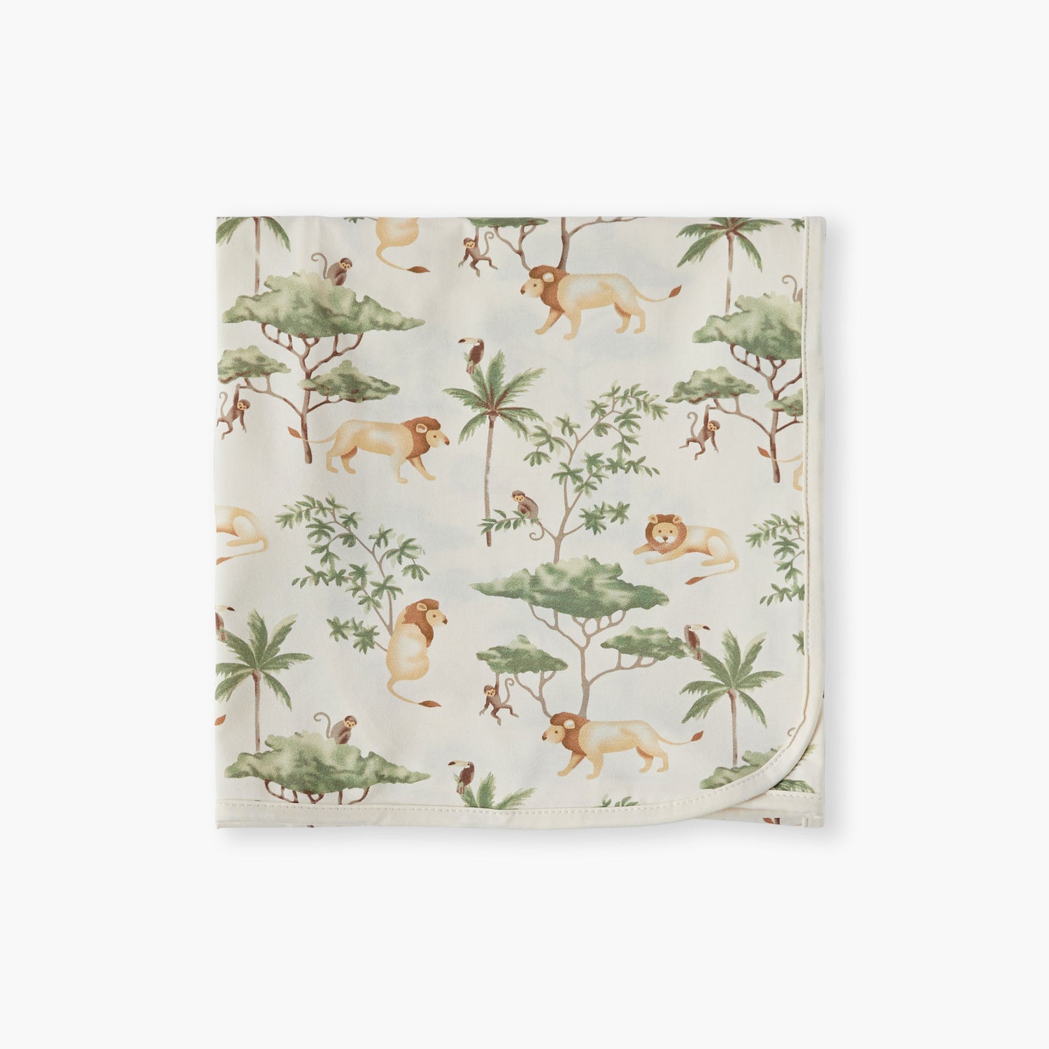 Juniors Animal Print Receiving Blanket - 80x80 cm