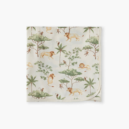 Juniors Animal Print Receiving Blanket - 80x80 cm