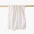 Giggles Receiving Blanket with Hood - White / 0-6 mths