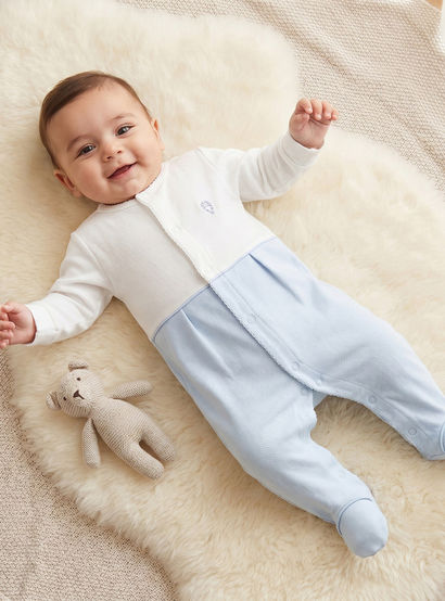 Giggles Cotton Round Neck Long Sleeves Sleepsuit with Hot Air Balloon Embroidery-baby-boys-clothing-nightwear-sleepsuits-image-1