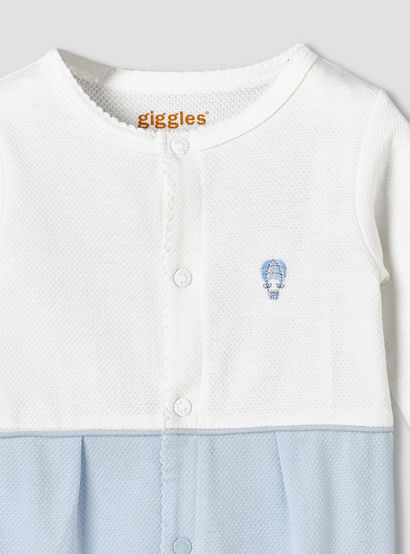 Giggles Cotton Round Neck Long Sleeves Sleepsuit with Hot Air Balloon Embroidery-baby-boys-clothing-nightwear-sleepsuits-image-4