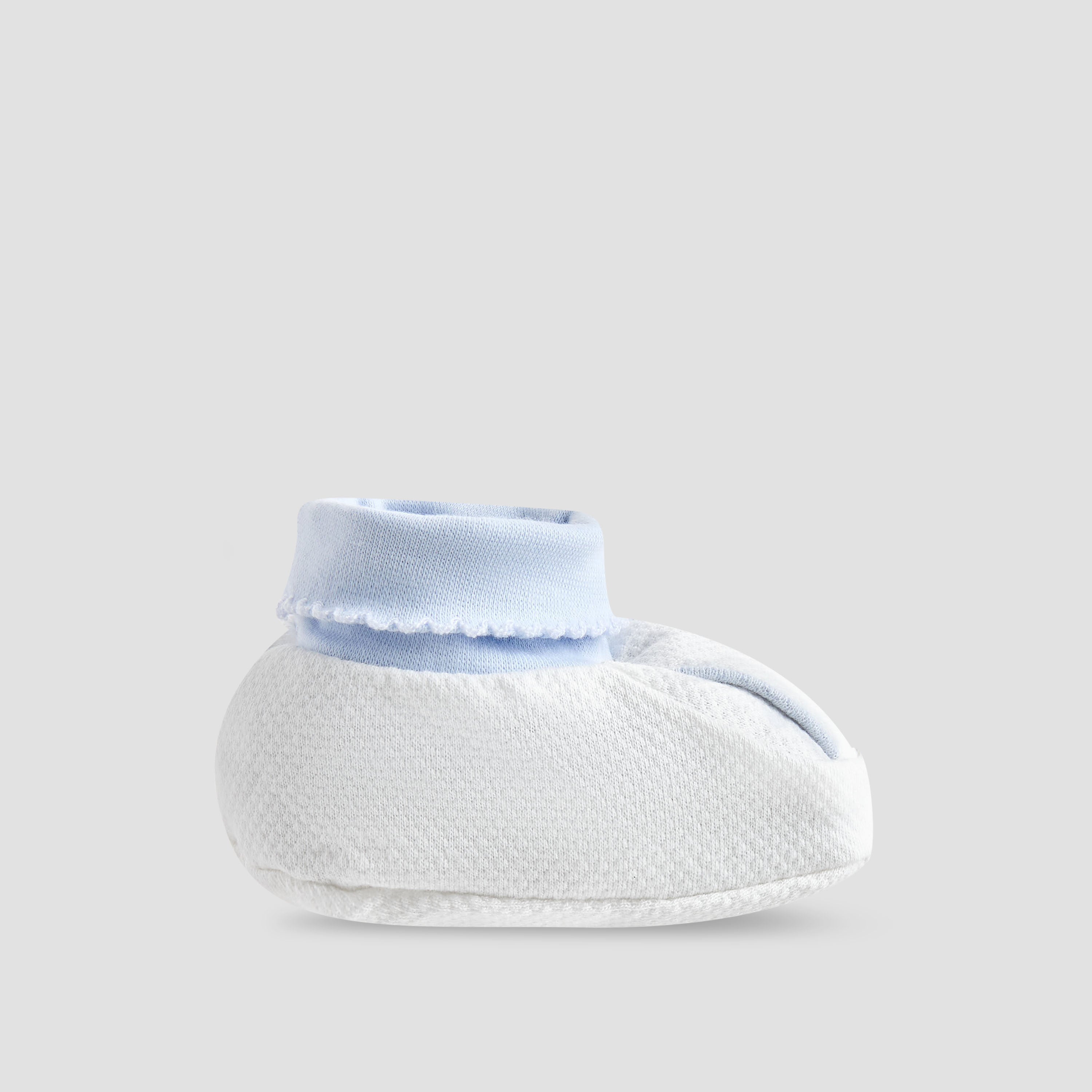 Giggles Booties with Textured Cuff, Slip-On